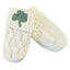 Kids Aran Shamrock Mittens in Cream