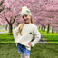 Kids Cable Aran Jumper in Cream