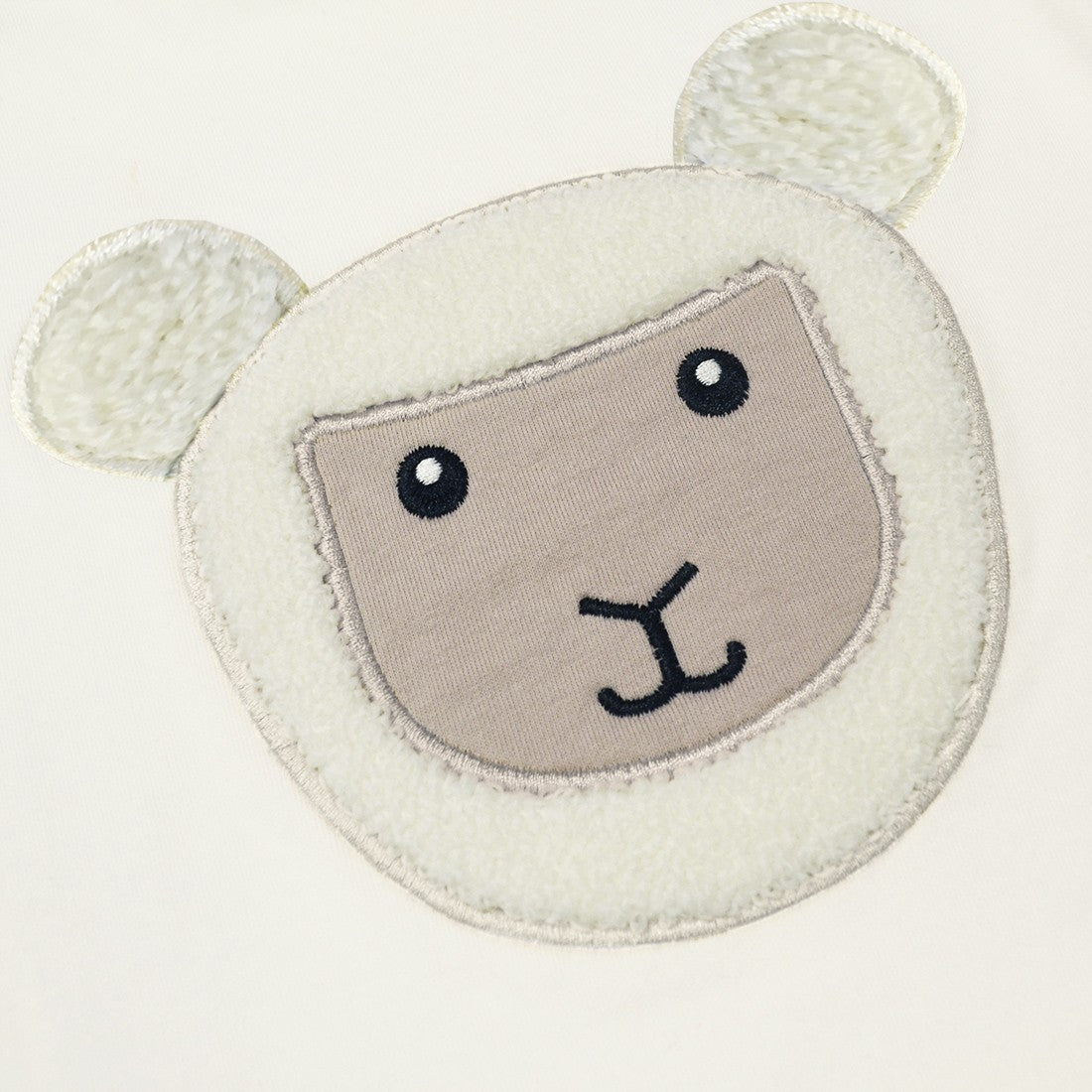 Patrick Francis Cream Sheep Organic Cotton Baby Vest