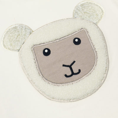 Patrick Francis Cream Sheep Organic Cotton Baby Vest