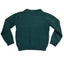 Kids Bear Knitted Jumper in Dark Green