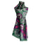 Celtic Knot Fashion Scarf in Bottle Green & Purple