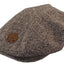 Patrick Francis Adults Brown Tweed Flat Cap