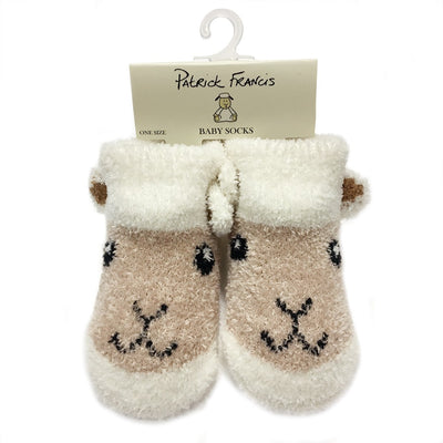 Patrick Francis Ireland Cream Baby Sheep Booties