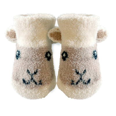 Patrick Francis Ireland Cream Baby Sheep Booties