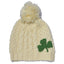 Patrick Francis Ireland Cream Shamrock Kids Knit Hat