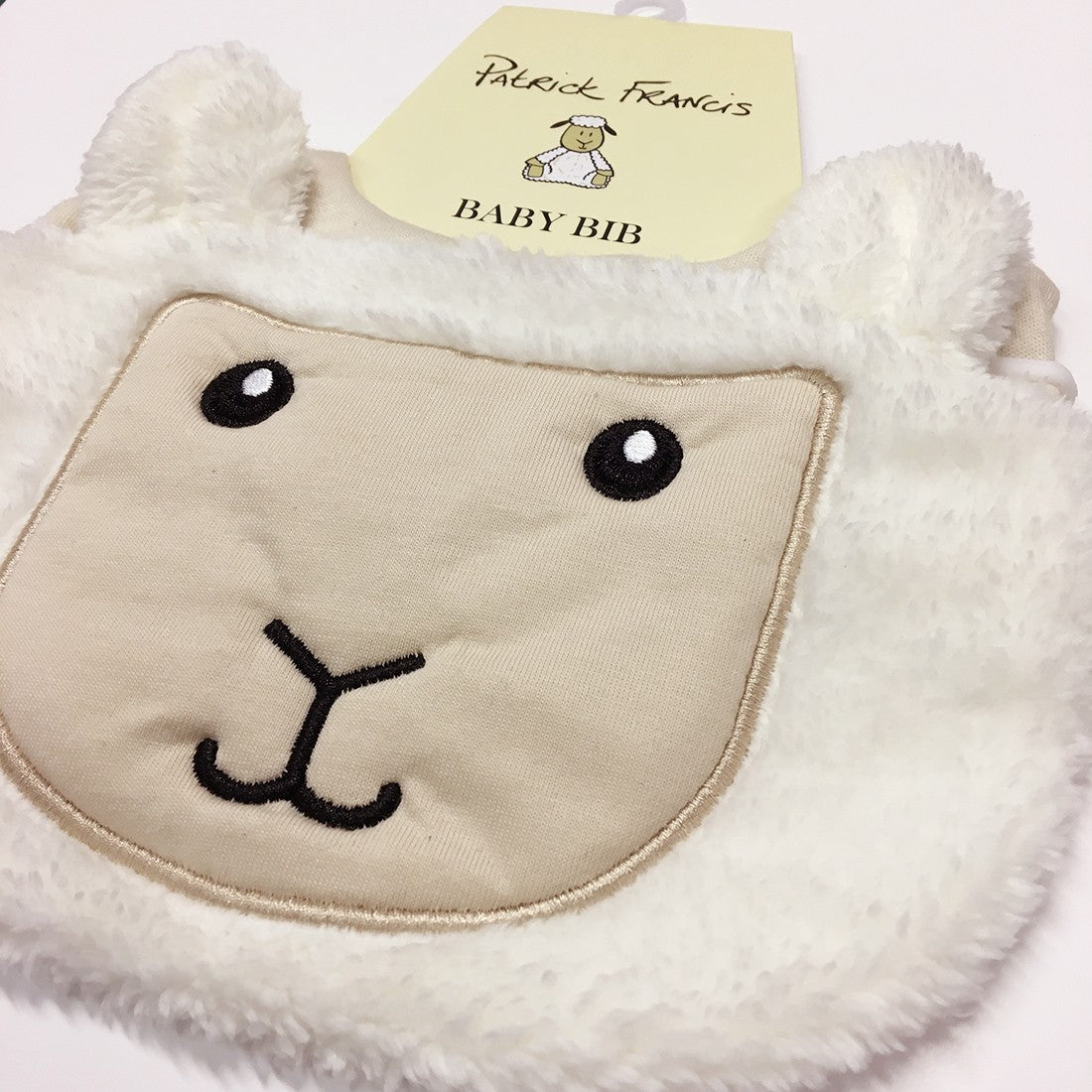 Patrick Francis Ireland Cream Sheep Baby Bib