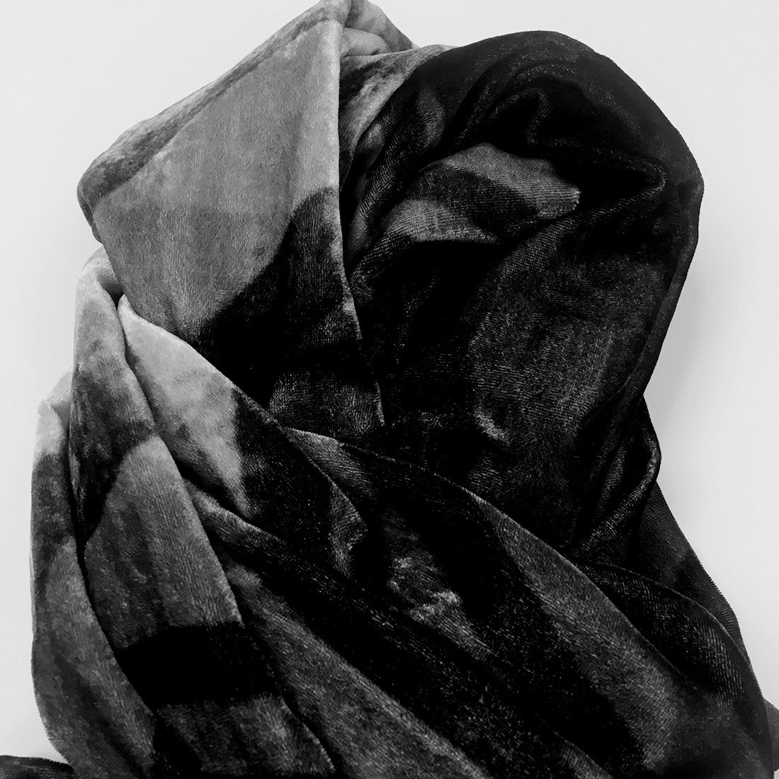 Patrick Francis Ireland Grey Celtic Swirl Double Velour Scarf
