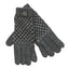 Patrick Francis Ireland Grey/ Silver Lurex Gloves