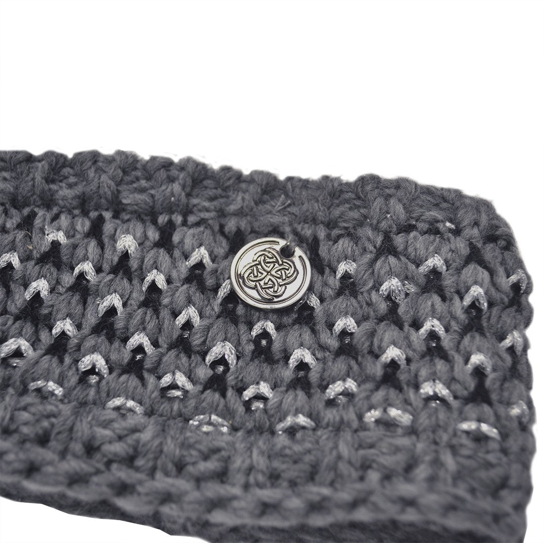 Patrick Francis Ireland Grey/ Silver Lurex Headband