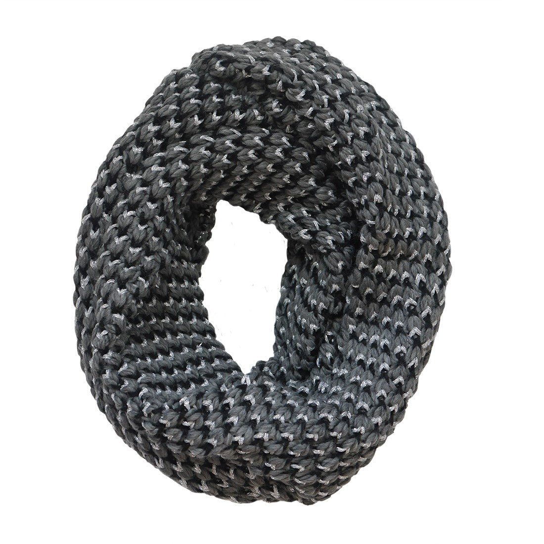 Patrick Francis Ireland Grey/ Silver Lurex Snood