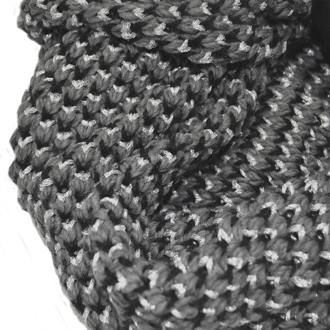 Patrick Francis Ireland Grey/ Silver Lurex Snood