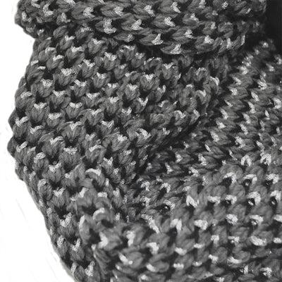 Patrick Francis Ireland Grey/ Silver Lurex Snood