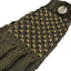 Patrick Francis Ireland Khaki/ Gold Lurex Gloves