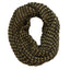 Patrick Francis Ireland Khaki/ Gold Lurex Snood