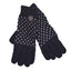 Patrick Francis Ireland Navy/ Silver Lurex Gloves