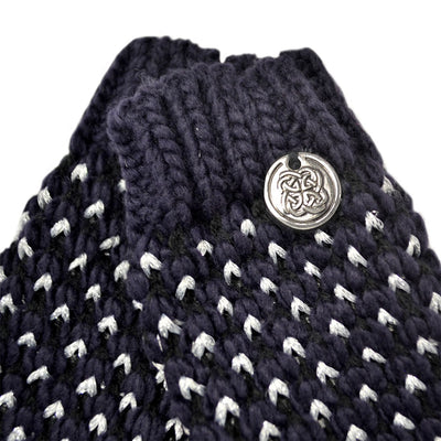 Patrick Francis Ireland Navy/ Silver Lurex Gloves