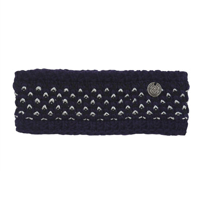 Patrick Francis Ireland Navy/ Silver Lurex Headband