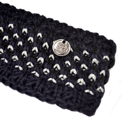 Patrick Francis Ireland Navy/ Silver Lurex Headband