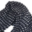 Patrick Francis Ireland Navy/ Silver Lurex Snood