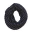 Patrick Francis Ireland Navy/ Silver Lurex Snood