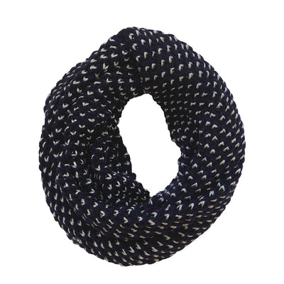 Patrick Francis Ireland Navy/ Silver Lurex Snood