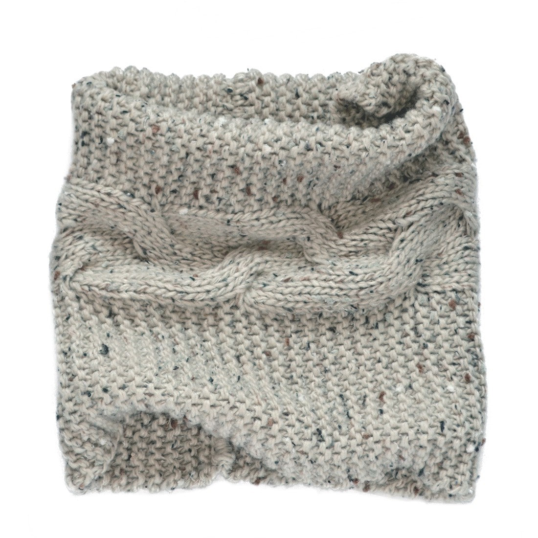 Patrick Francis Ireland Oatmeal Speckled Wool Snood