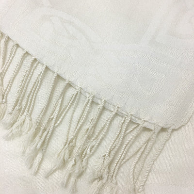 Patrick Francis Ireland White Pashmina Scarf
