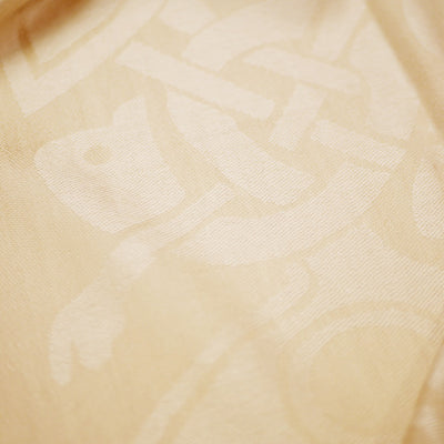 Patrick Francis Ireland White Wool Scarf