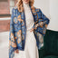 Celtic Knot Fashion Scarf in Navy & Gold