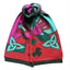 Claddagh Knit Scarf in Pink, Green & Red