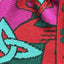 Claddagh Knit Scarf in Pink, Green & Red