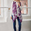 Celtic Knot Fashion Scarf in Purple & Light Blue