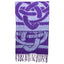 PF Large Celtic Knot Wrap Scarf in Purple & Grey