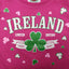 Pink Ireland Trademark Shamrock Frill kids T-shirt