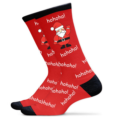 Red Santa Adults Christmas Socks