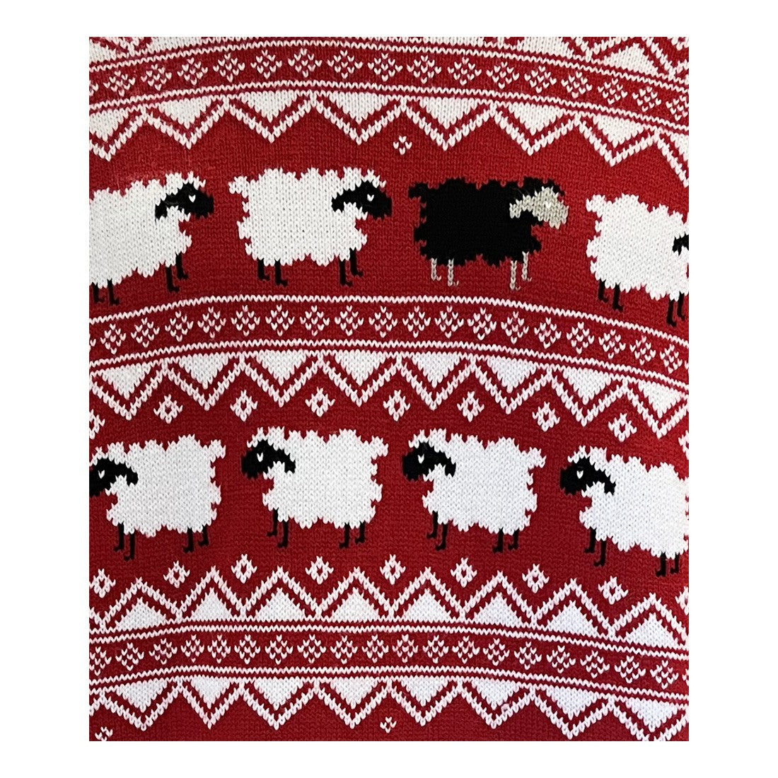 Red Adults Sheep & Christmas Jumper
