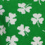 Shamrock All Over Knit Kids Jumper in Green & Cream