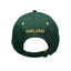 Shamrock Crest Baseball Cap in Dark Green & Gold