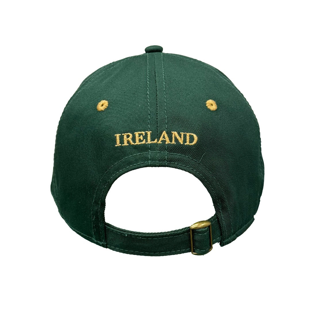 Shamrock Crest Baseball Cap in Dark Green & Gold