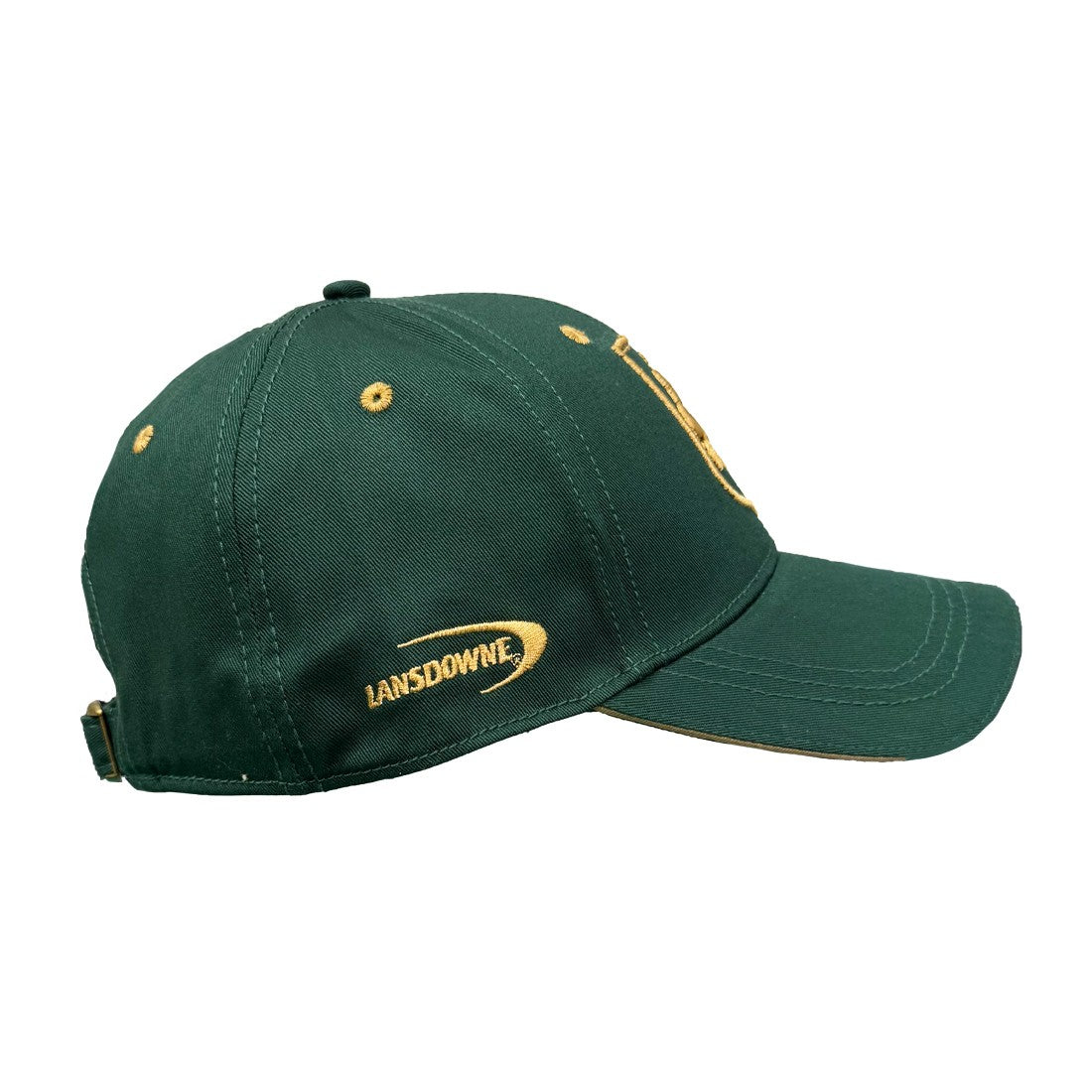 Shamrock Crest Baseball Cap in Dark Green & Gold