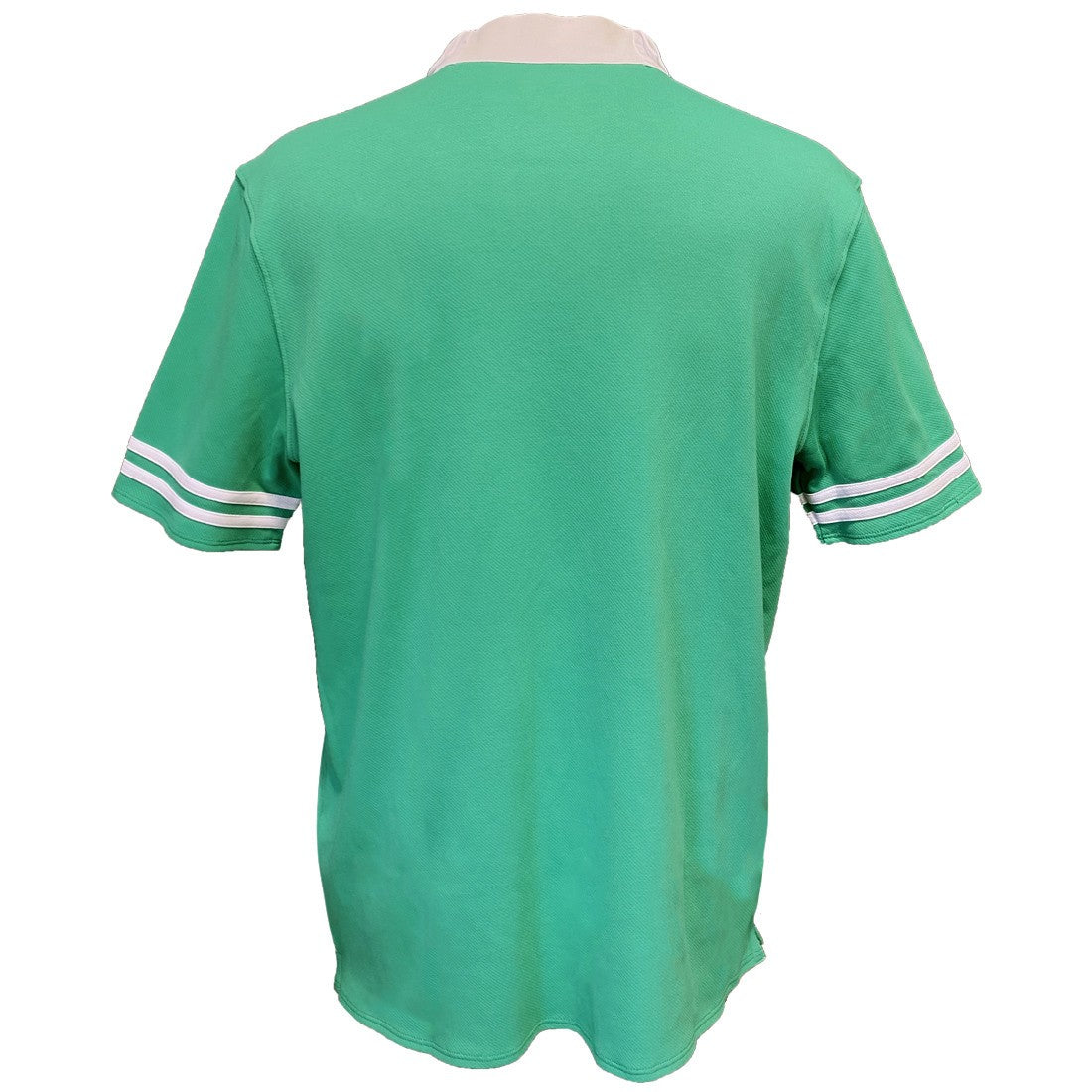 Shamrock Crest Short Sleeve Rugby Shirt in Island Green