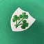 Shamrock Crest Short Sleeve Rugby Shirt in Island Green