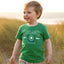 Shamrock Est. 1922 Tape Kids T-Shirt in Bottle Green & Cream