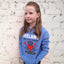 Ireland ‘Grá Mo Chroí’ Kids Hoodie in Corn Blue