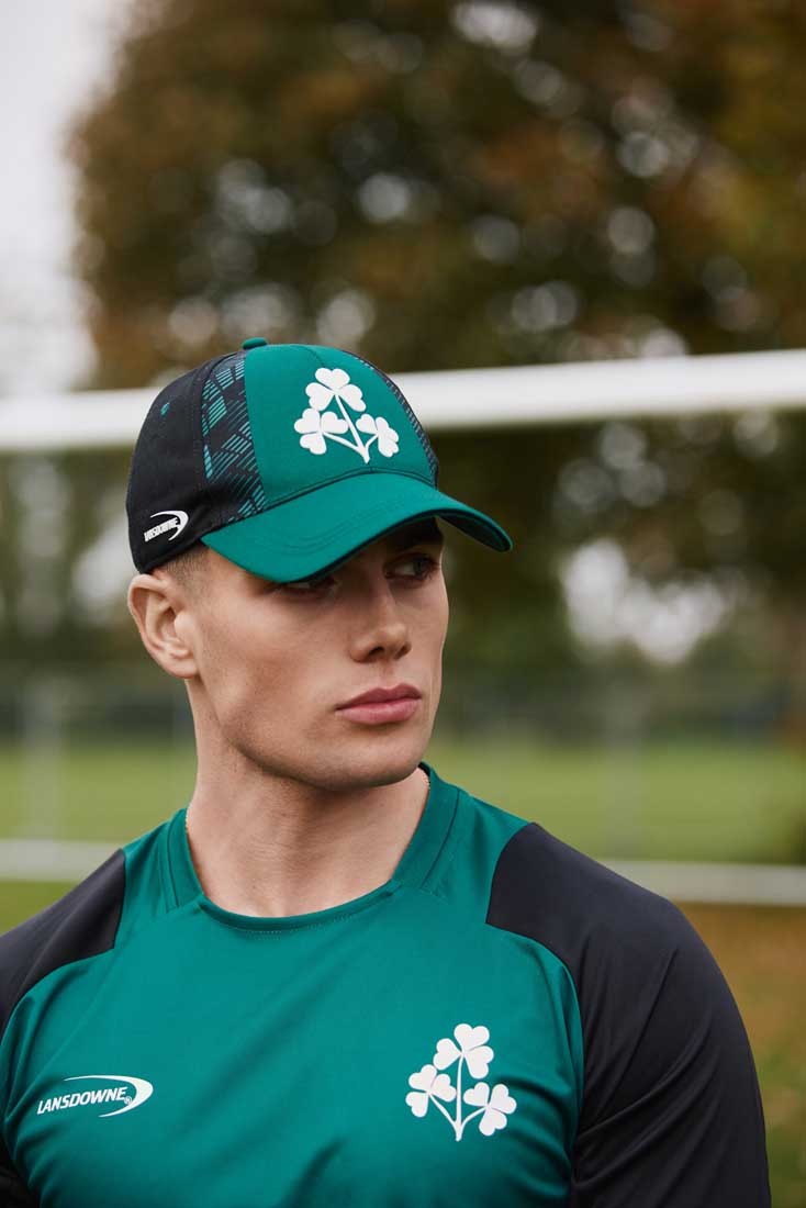 Shamrock Performance Baseball Cap in Evergreen & Black