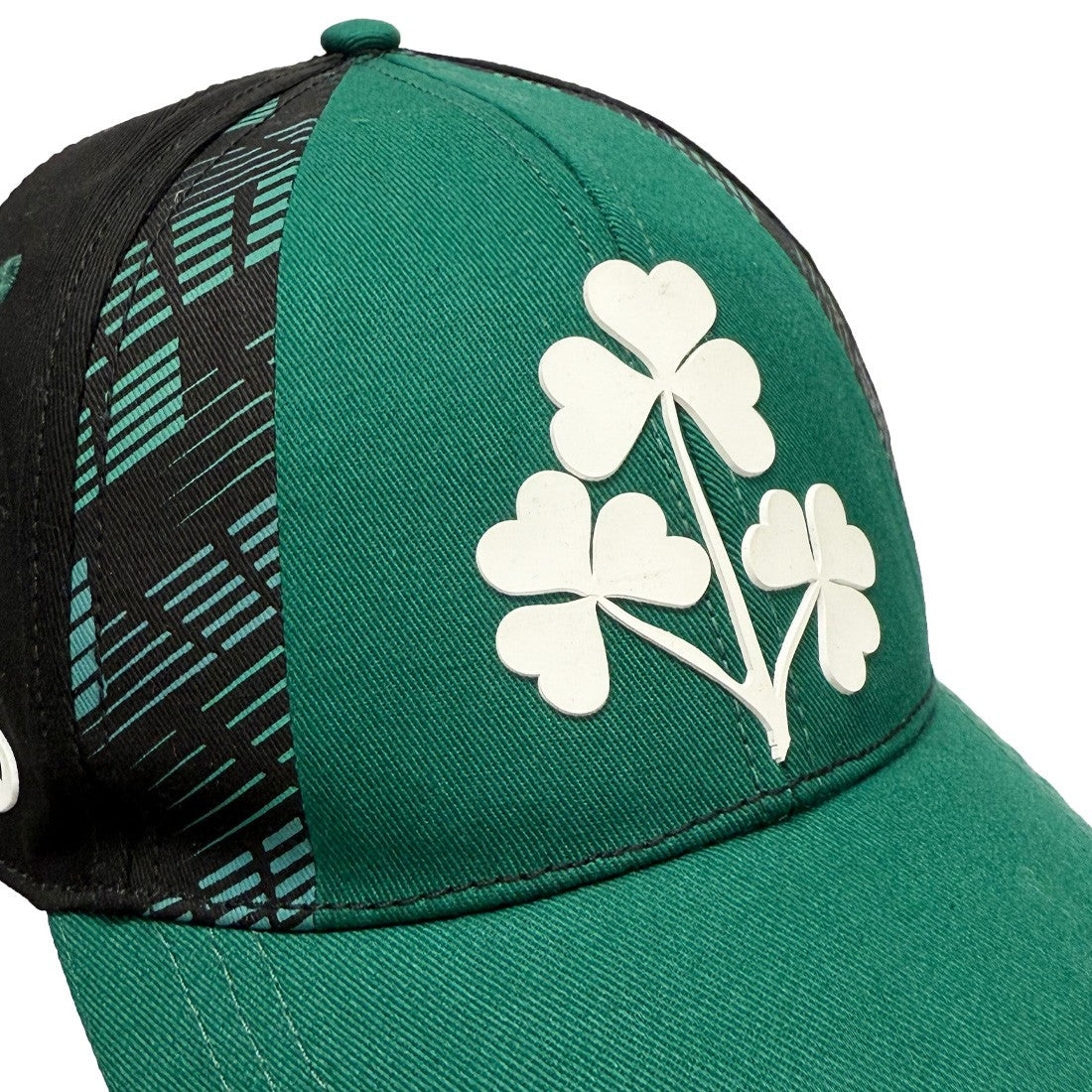 Shamrock Performance Baseball Cap in Evergreen & Black