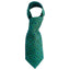 Shamrock Silk Tie in Green & Navy