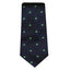 Shamrock Silk Tie in Navy