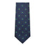 Shamrock Silk Tie in Navy